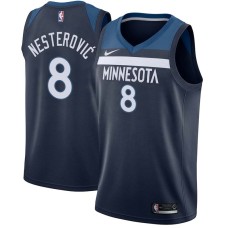 Minnesota Timberwolves #8 Rasho Nesterovic Jersey -Navy