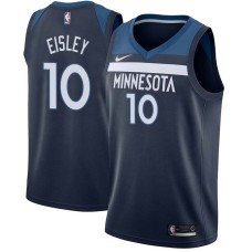 Minnesota Timberwolves #10 Howard Eisley Jersey -Navy