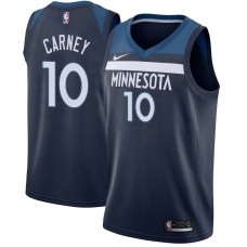 Minnesota Timberwolves #10 Rodney Carney Jersey -Navy