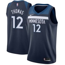 Minnesota Timberwolves #12 John Thomas Jersey -Navy