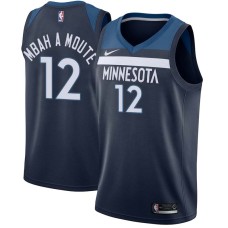 Minnesota Timberwolves #12 Luc Mbah a Moute Jersey -Navy