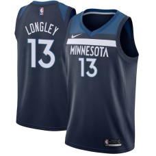 Minnesota Timberwolves #13 Luc Longley Jersey -Navy