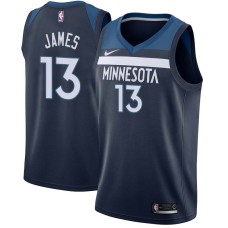 Minnesota Timberwolves #13 Mike James Jersey -Navy