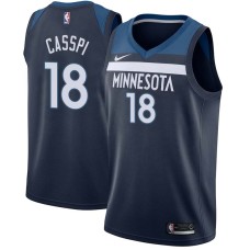 Minnesota Timberwolves #18 Omri Casspi Jersey -Navy