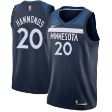 Minnesota Timberwolves #20 Tom Hammonds Jersey -Navy