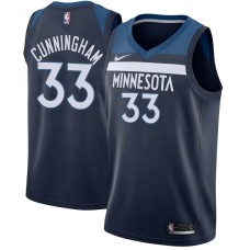 Minnesota Timberwolves #33 Dante Cunningham Jersey -Navy