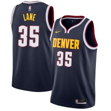 Denver Nuggets #35 Jerome Lane Jersey -Navy