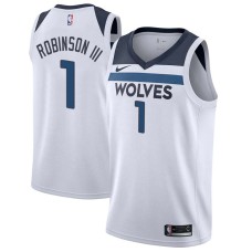 Minnesota Timberwolves #1 Glenn Robinson III Jersey -White