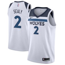 Minnesota Timberwolves #2 Malik Sealy Jersey -White