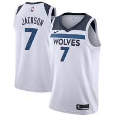 Minnesota Timberwolves #7 Stanley Jackson Jersey -White