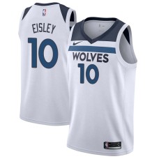 Minnesota Timberwolves #10 Howard Eisley Jersey -White