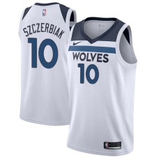 Minnesota Timberwolves #10 Wally Szczerbiak Jersey -White