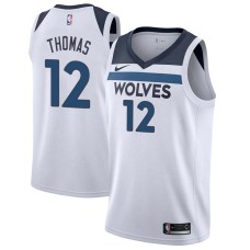 Minnesota Timberwolves #12 John Thomas Jersey -White