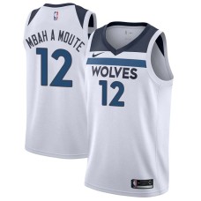 Minnesota Timberwolves #12 Luc Mbah a Moute Jersey -White