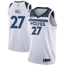 Minnesota Timberwolves #27 Jordan Hill Jersey -White