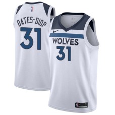 Minnesota Timberwolves #31 Keita Bates-Diop Jersey -White