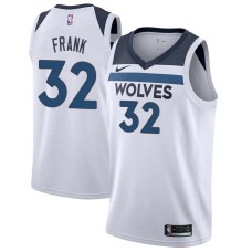 Minnesota Timberwolves #32 Tellis Frank Jersey -White