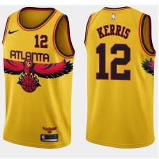 Atlanta Hawks #12 Jack Kerris Jersey -Yellow 2021-22 City