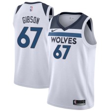 Minnesota Timberwolves #67 Taj Gibson Jersey -White