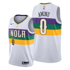 New Orleans Pelicans #0 Al-Farouq Aminu Jersey -2019-2020City