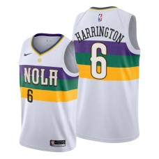 New Orleans Pelicans #6 Junior Harrington Jersey -2019-2020City