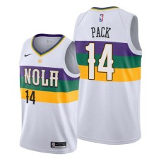 New Orleans Pelicans #14 Robert Pack Jersey -2019-2020City