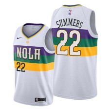 New Orleans Pelicans #22 DaJuan Summers Jersey -2019-2020City