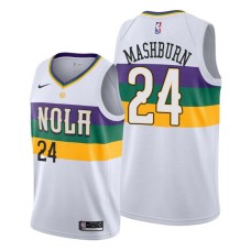 New Orleans Pelicans #24 Jamal Mashburn Jersey -2019-2020City