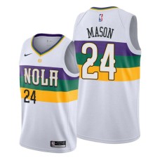 New Orleans Pelicans #24 Desmond Mason Jersey -2019-2020City