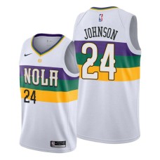 New Orleans Pelicans #24 Alize Johnson Jersey -2019-2020City