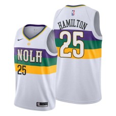 New Orleans Pelicans #25 Jordan Hamilton Jersey -2019-2020City