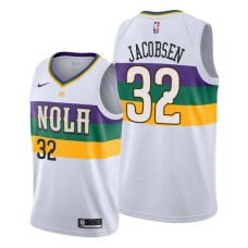 New Orleans Pelicans #32 Casey Jacobsen Jersey -2019-2020City