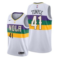 New Orleans Pelicans #41 Garrett Temple Jersey -2019-2020City