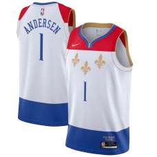 New Orleans Pelicans #1 Chris Andersen Jersey -2020-2021City