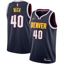 Denver Nuggets #40 Byron Beck Jersey -Navy