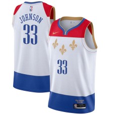 New Orleans Pelicans #33 Wesley Johnson Jersey -2020-2021City