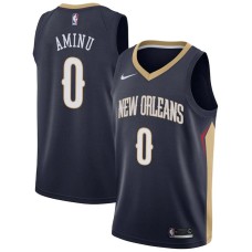 New Orleans Pelicans #0 Al-Farouq Aminu Jersey -Navy