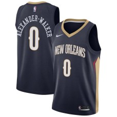 New Orleans Pelicans #0 Nickeil Alexander-Walker Jersey -Navy