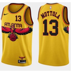 Atlanta Hawks #13 Hanno Mottola Jersey -Yellow 2021-22 City