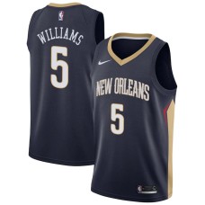 New Orleans Pelicans #5 Reggie Williams Jersey -Navy