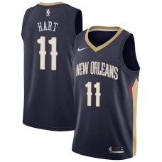 New Orleans Pelicans #11 Jason Hart Jersey -Navy