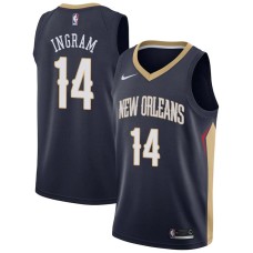 New Orleans Pelicans #14 Brandon Ingram Jersey -Navy