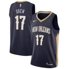 New Orleans Pelicans #17 Bryce Drew Jersey -Navy