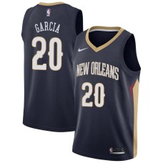 New Orleans Pelicans #20 Alex Garcia Jersey -Navy