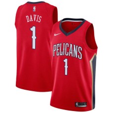 New Orleans Pelicans #1 Baron Davis Jersey -Red