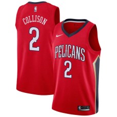 New Orleans Pelicans #2 Darren Collison Jersey -Red