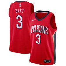 New Orleans Pelicans #3 Josh Hart Jersey -Red