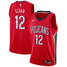 New Orleans Pelicans #12 Donald Sloan Jersey -Red