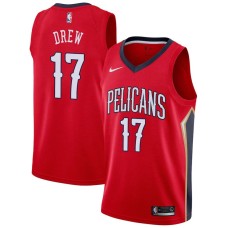 New Orleans Pelicans #17 Bryce Drew Jersey -Red