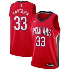 New Orleans Pelicans #33 Ryan Anderson Jersey -Red